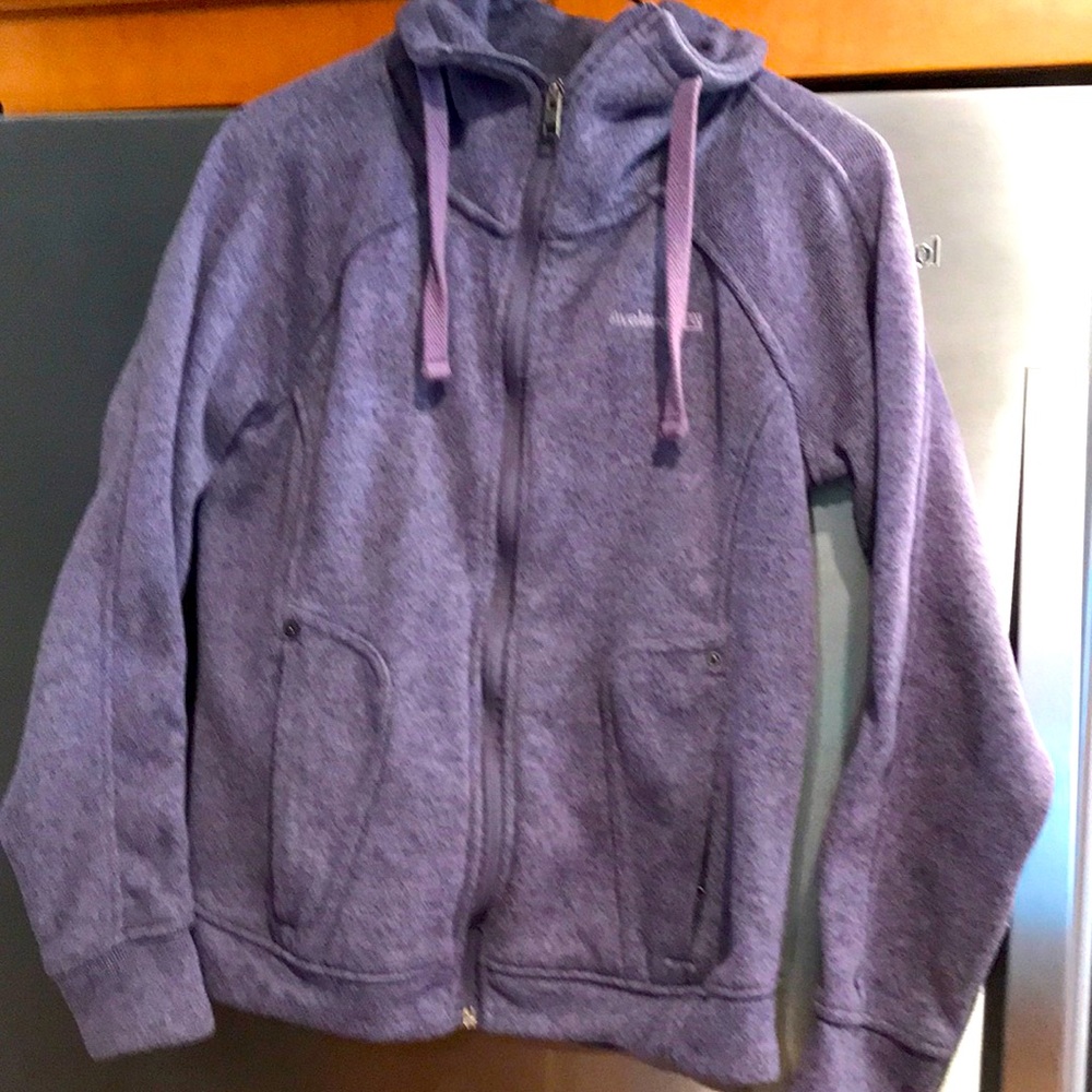Avalanche Purple Zip Up Fleece Sweatshirt